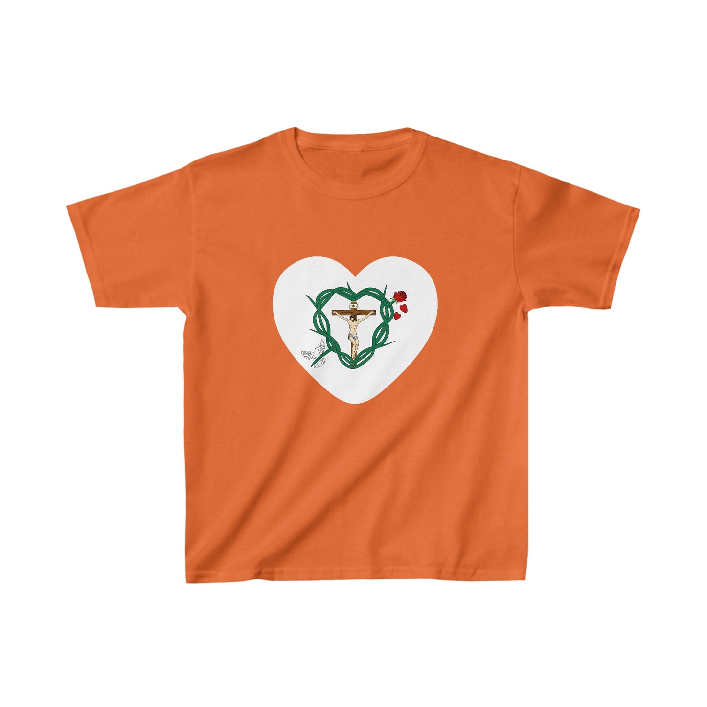 Our Shield Heart Youth Heavy Cotton™ Tee