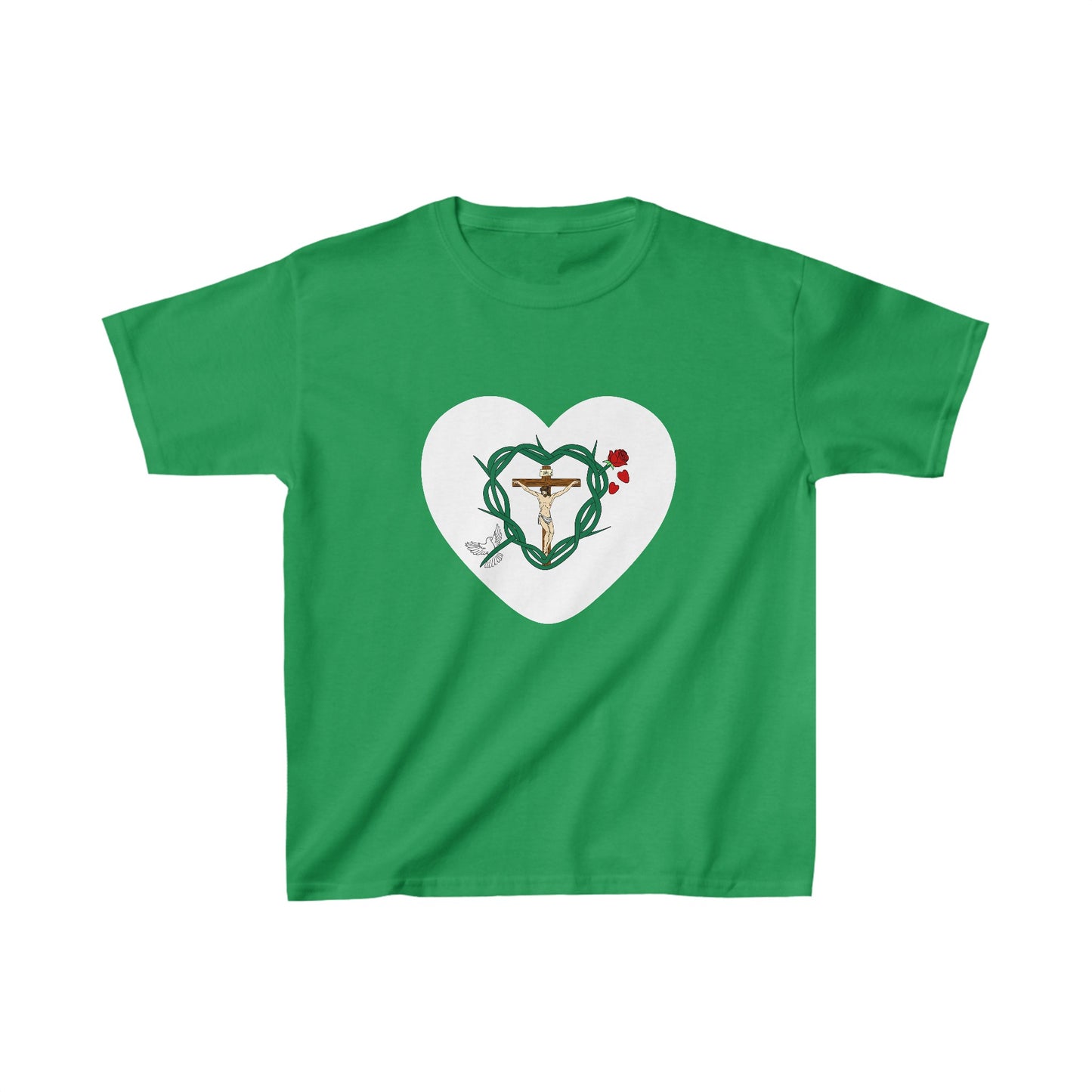 Our Shield Heart Youth Heavy Cotton™ Tee