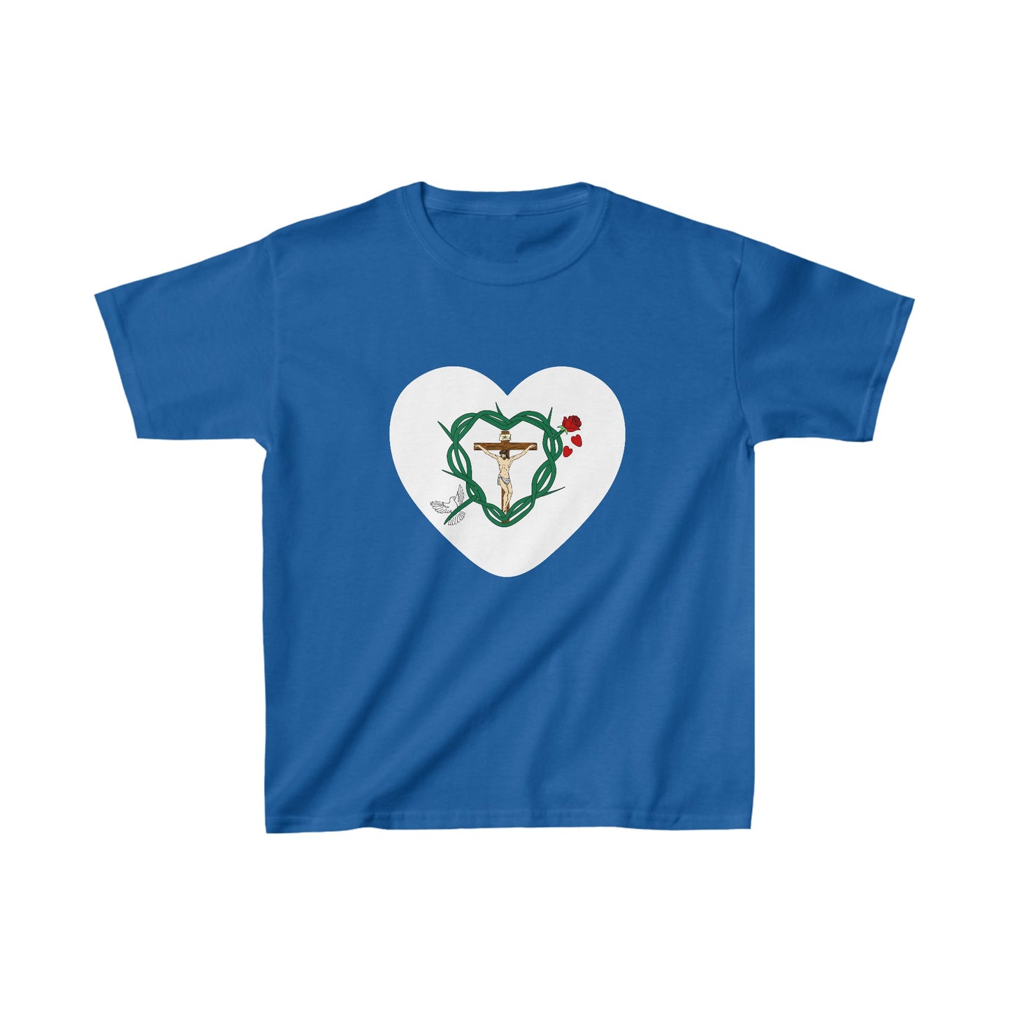 Our Shield Heart Youth Heavy Cotton™ Tee