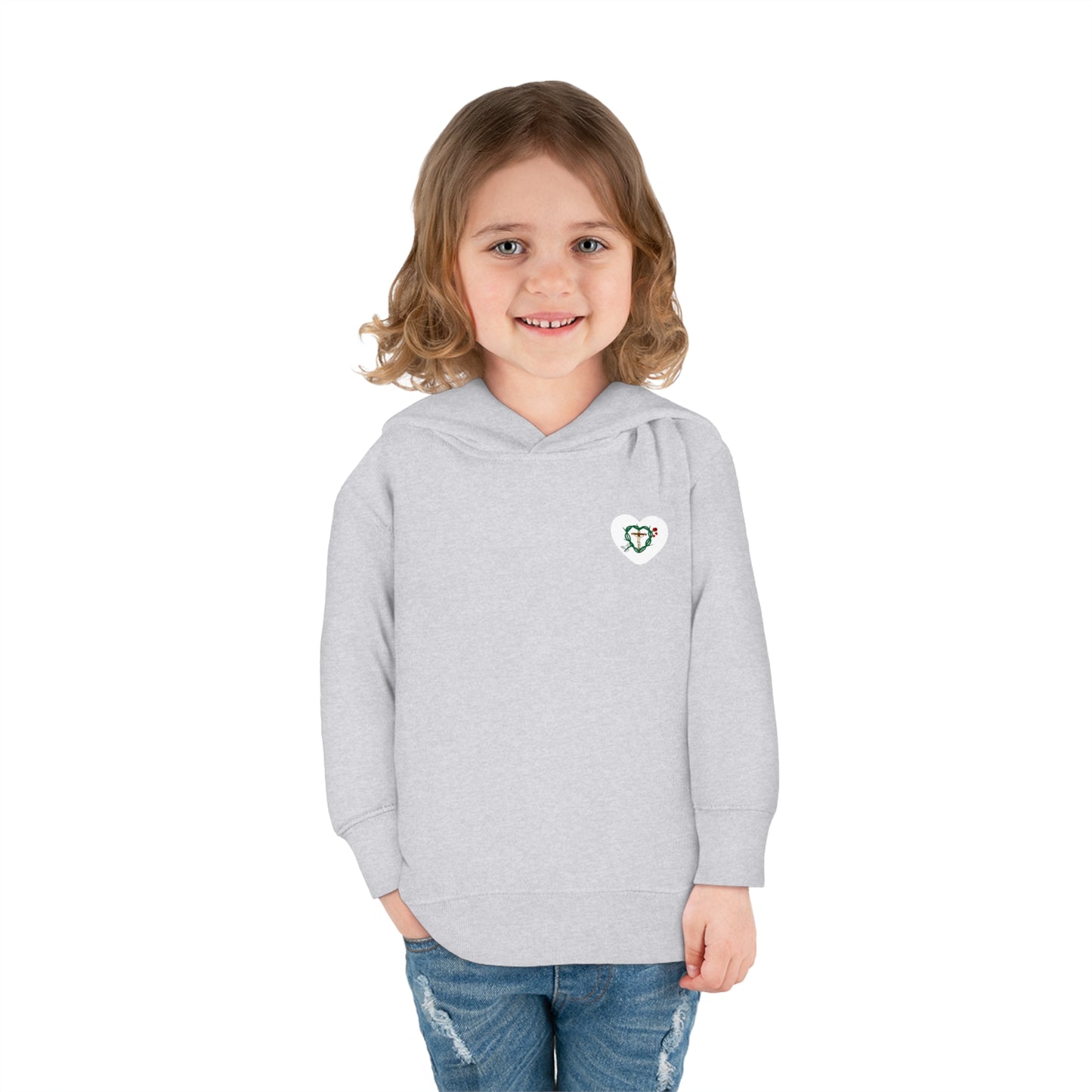 Our Shield Heart, S Toddler Pullover Fleece Hoodie