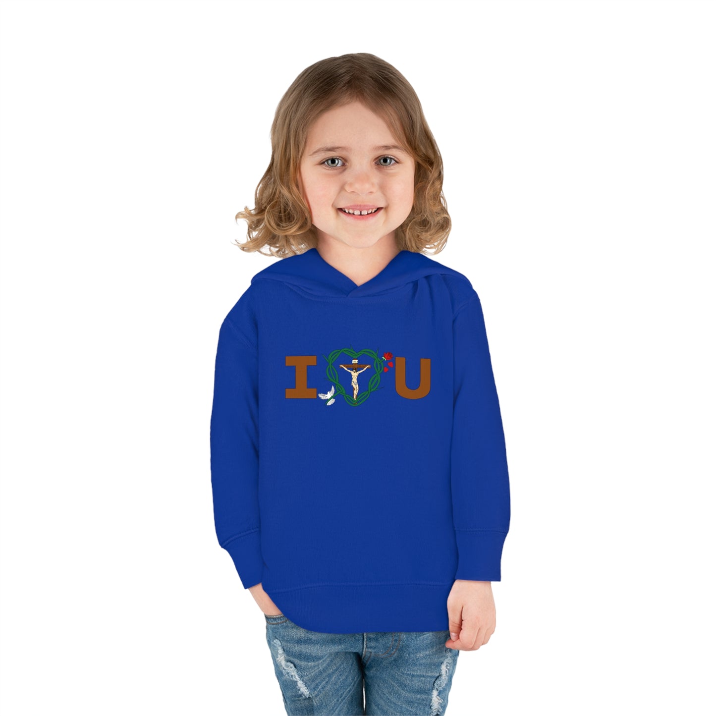 Message of Love, C Toddler Pullover Fleece Hoodie