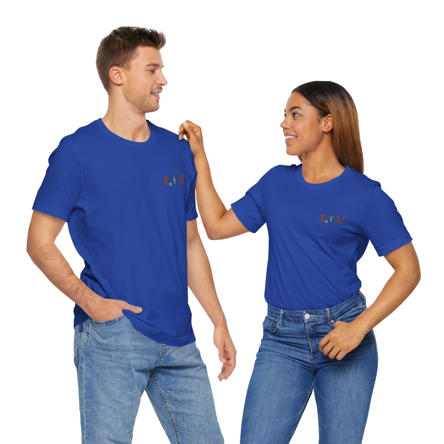 Message of Love, S Adult Unisex Jersey Short Sleeve Tee