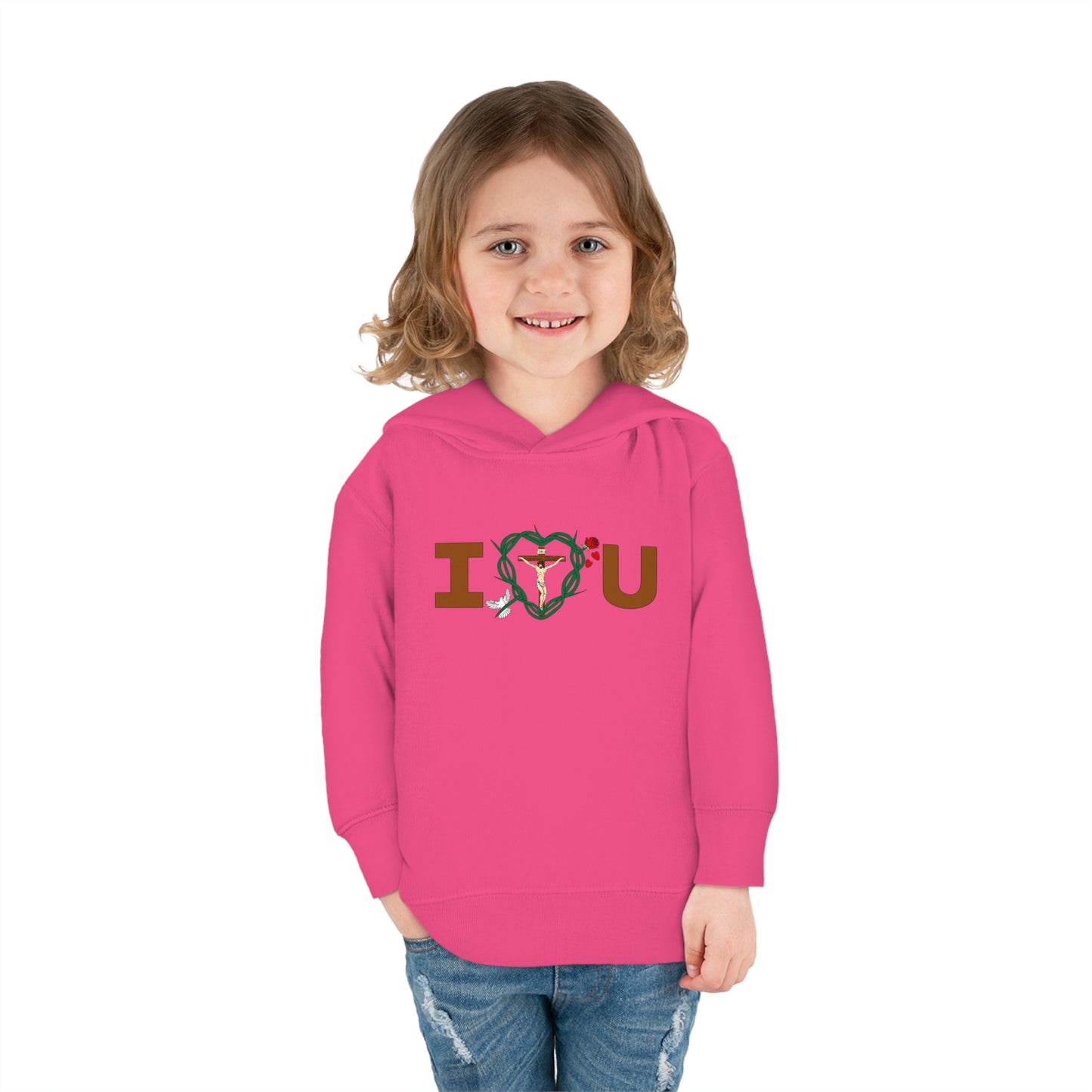 Message of Love, C Toddler Pullover Fleece Hoodie