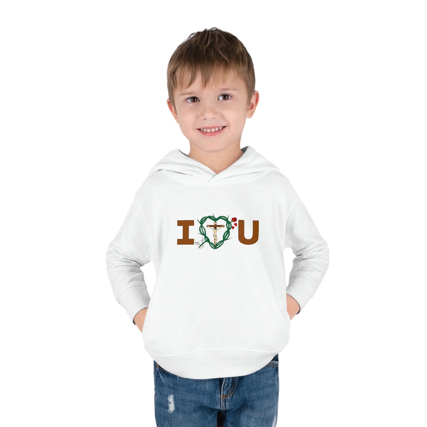 Message of Love, C Toddler Pullover Fleece Hoodie