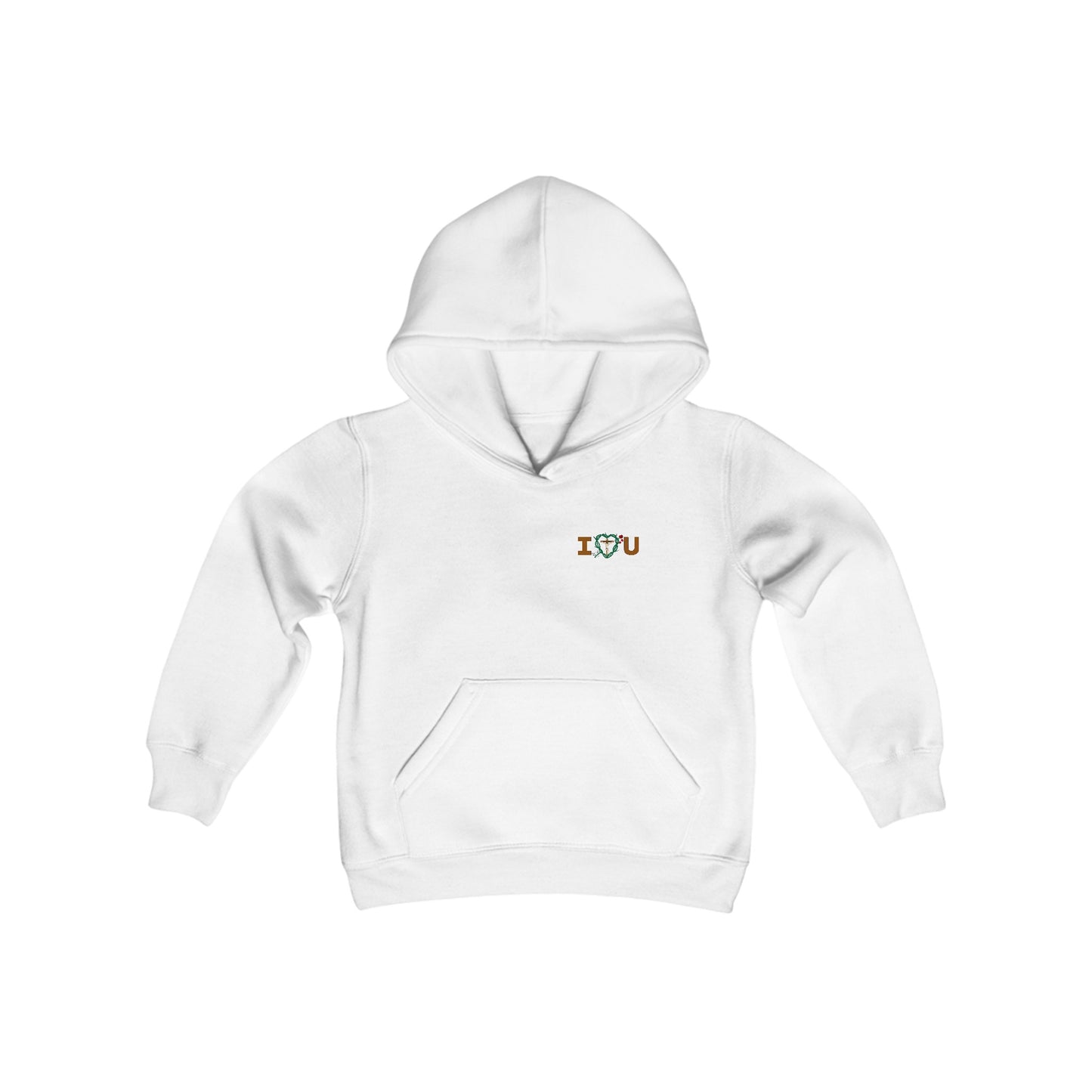 Message of Love, S Youth Hooded Sweatshirt