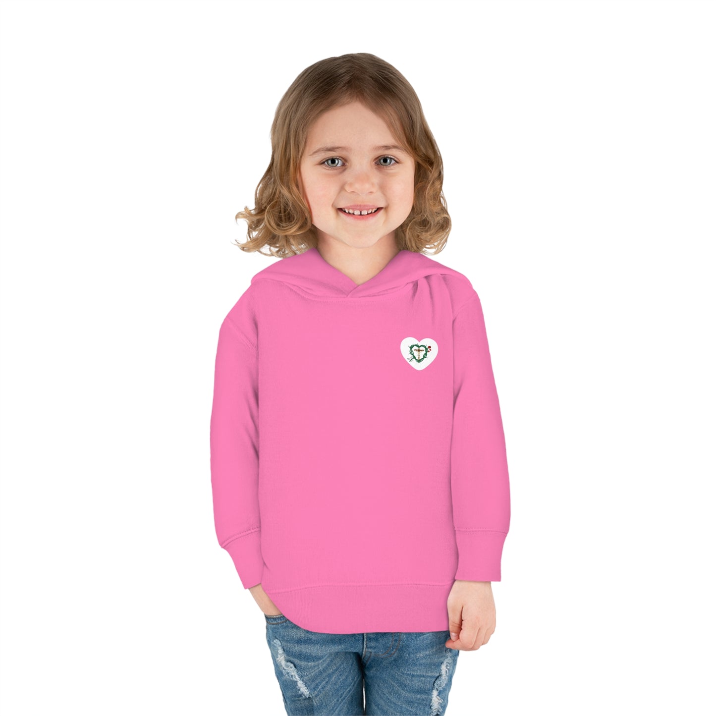 Our Shield Heart, S Toddler Pullover Fleece Hoodie