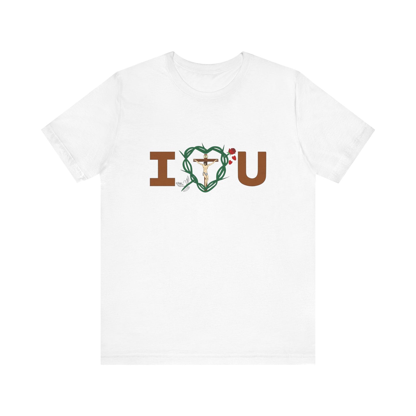 Message of Love, Adult Unisex Jersey Short Sleeve Tee