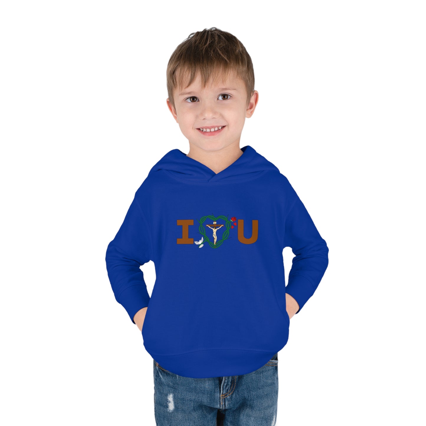 Message of Love, C Toddler Pullover Fleece Hoodie