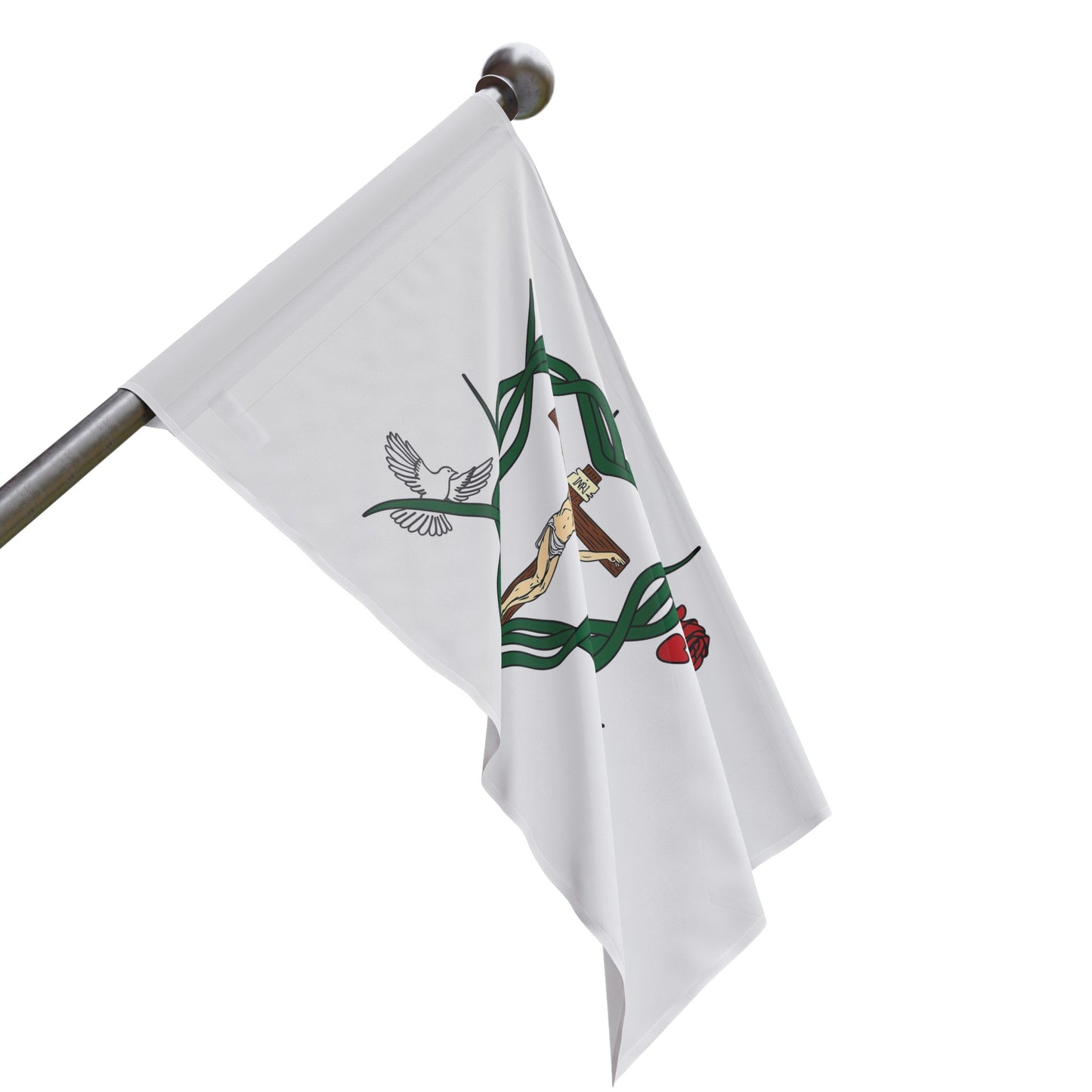 Shield of Faith in Christ Flag (Single Sided Print)