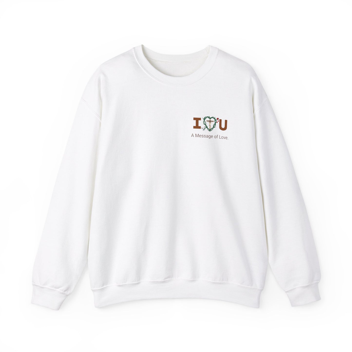 Message of Love, SWBT Adult Unisex Heavy Blend™ Crewneck Sweatshirt