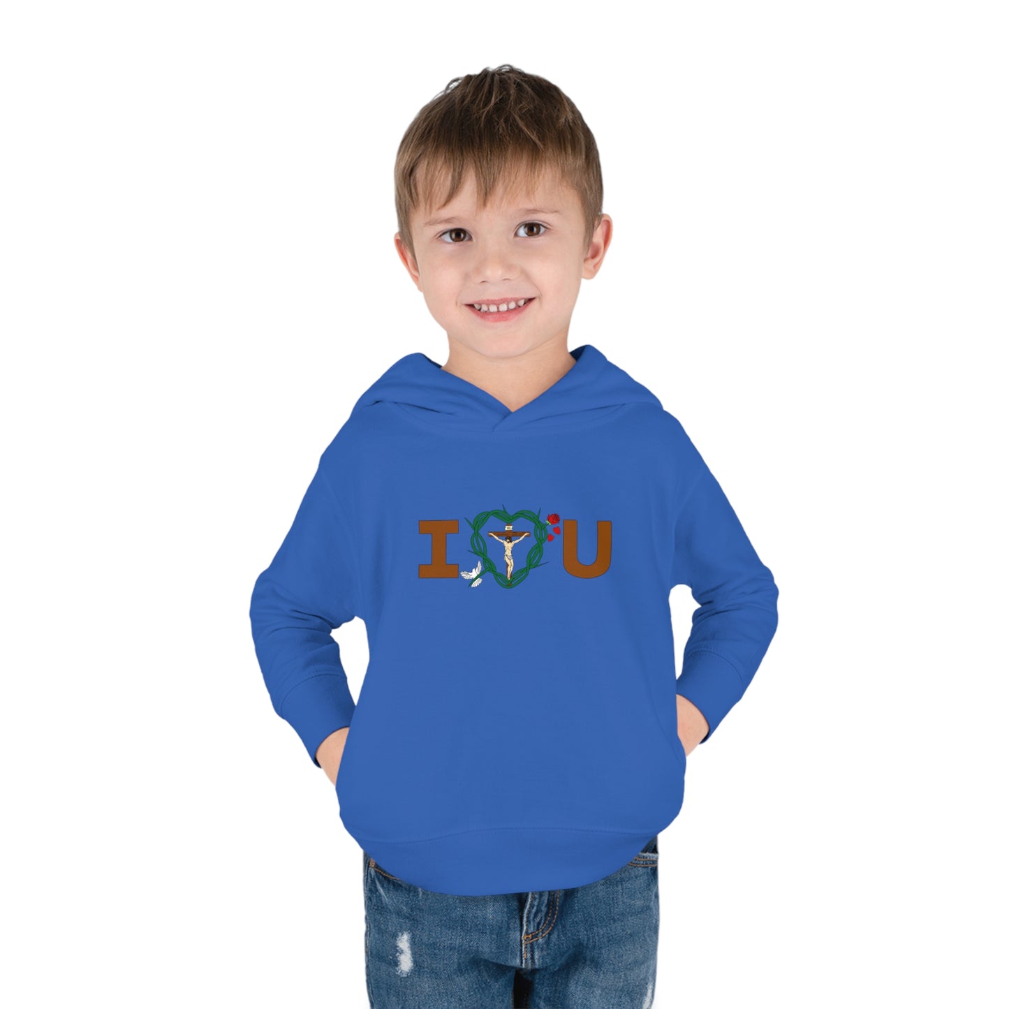 Message of Love, C Toddler Pullover Fleece Hoodie