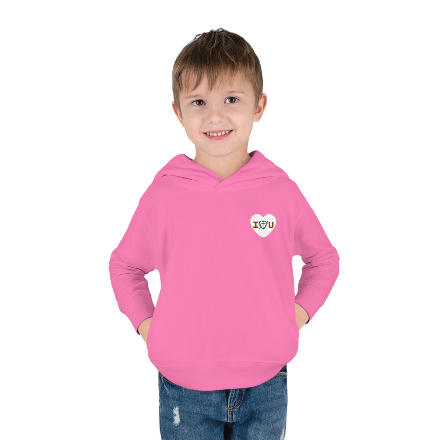 Message of Love, SH Toddler Pullover Fleece Hoodie