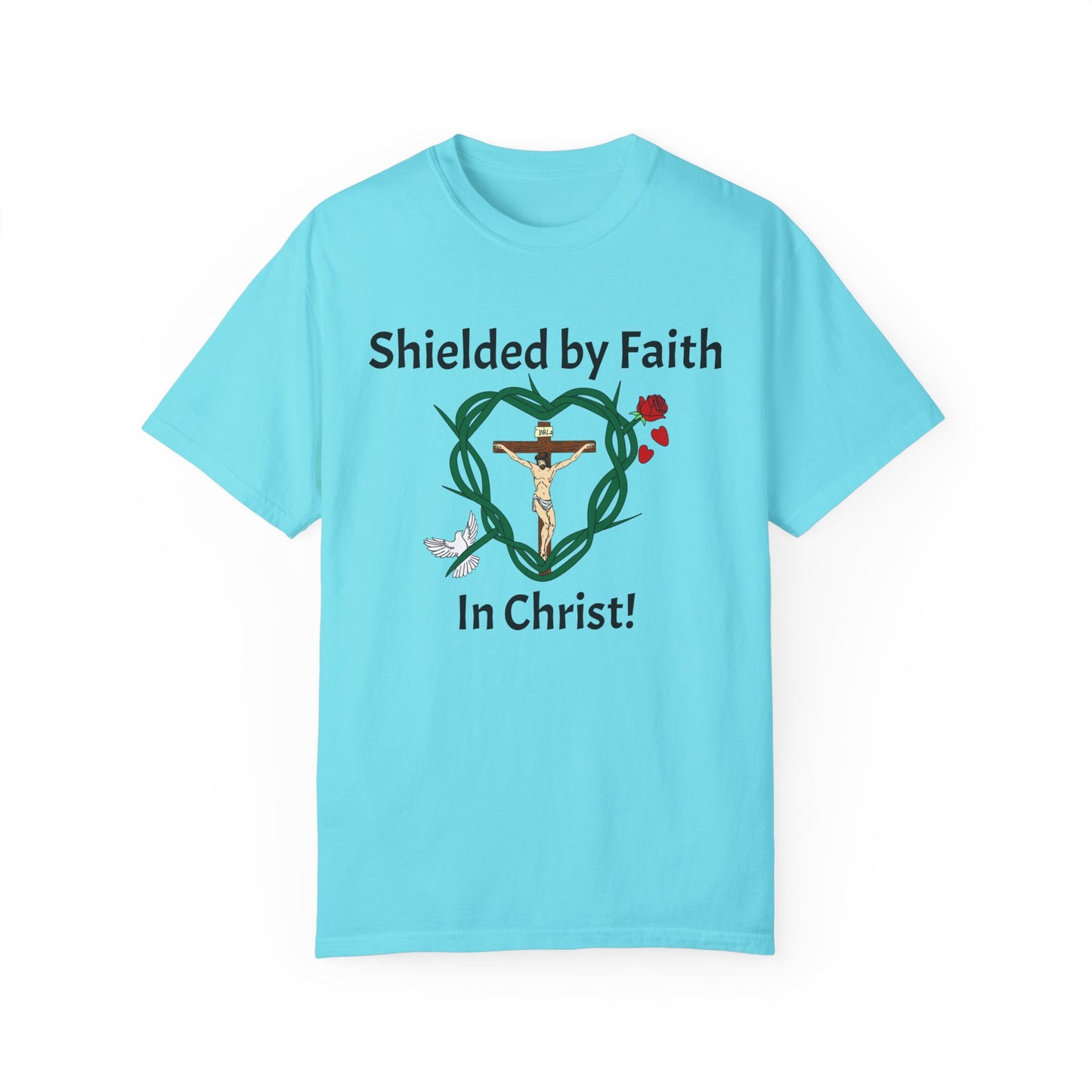 Shield of Faith,  Adult Unisex Garment-Dyed T-shirt