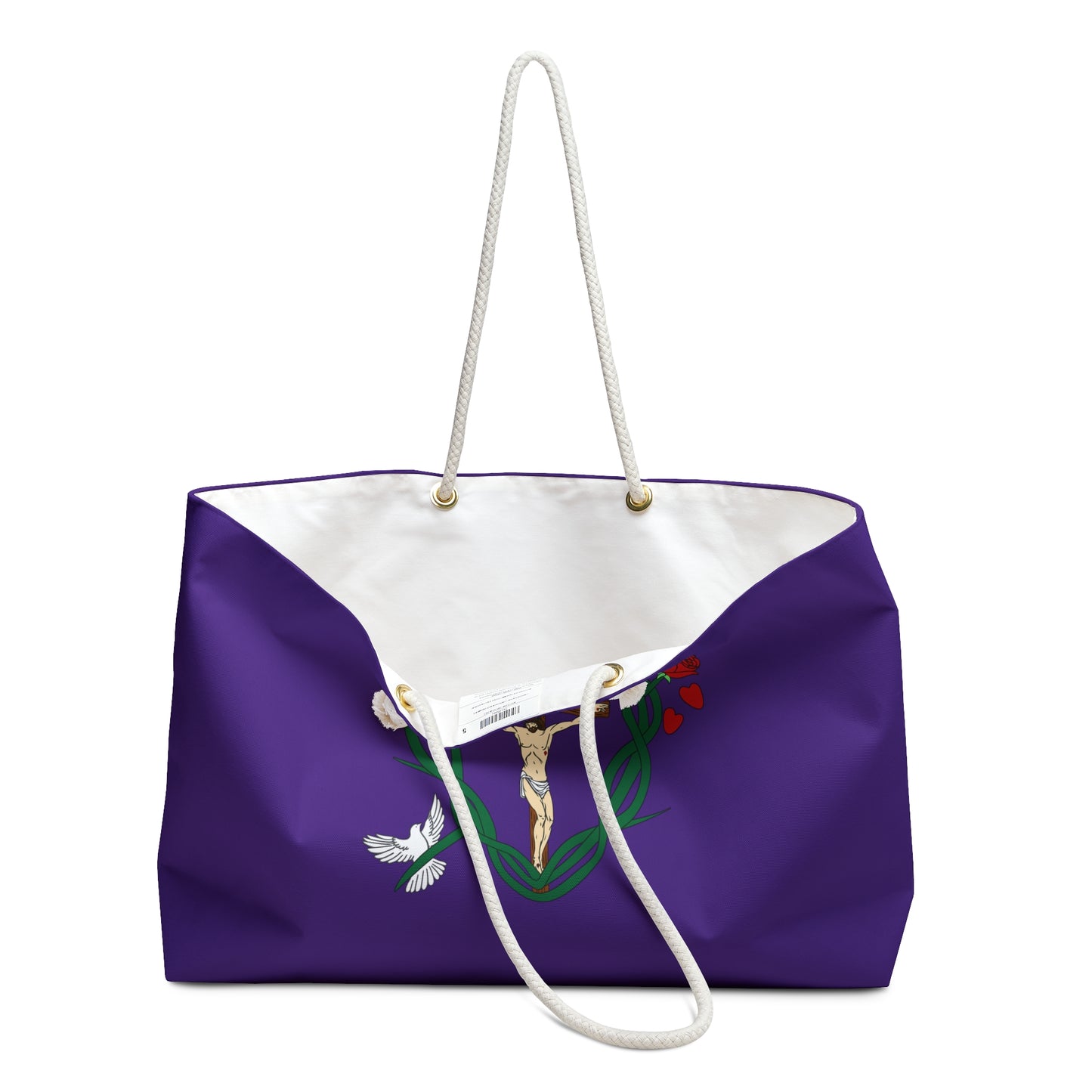 Our Shield & Message, Purple Weekender Bag