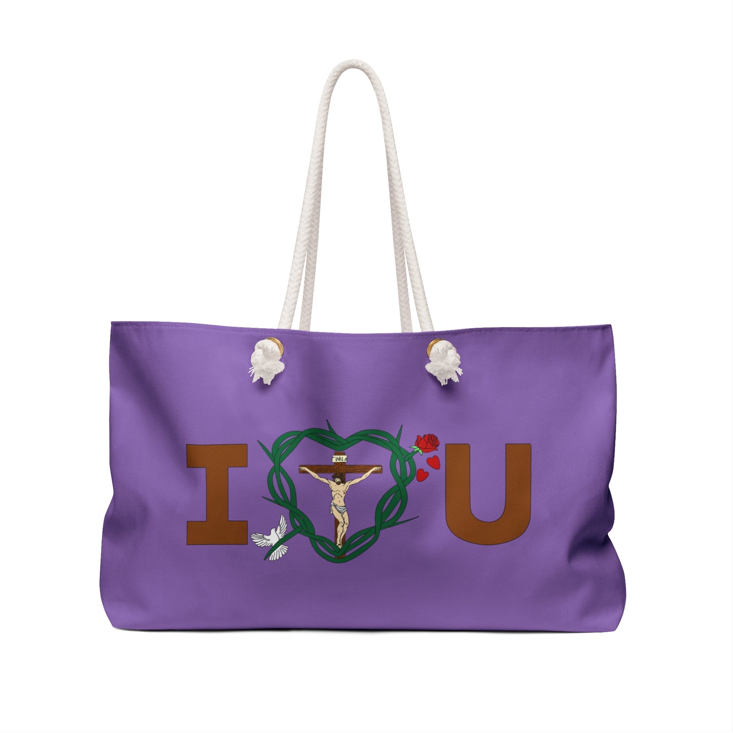 A Message of Love, DSP Light Purple Weekender Bag