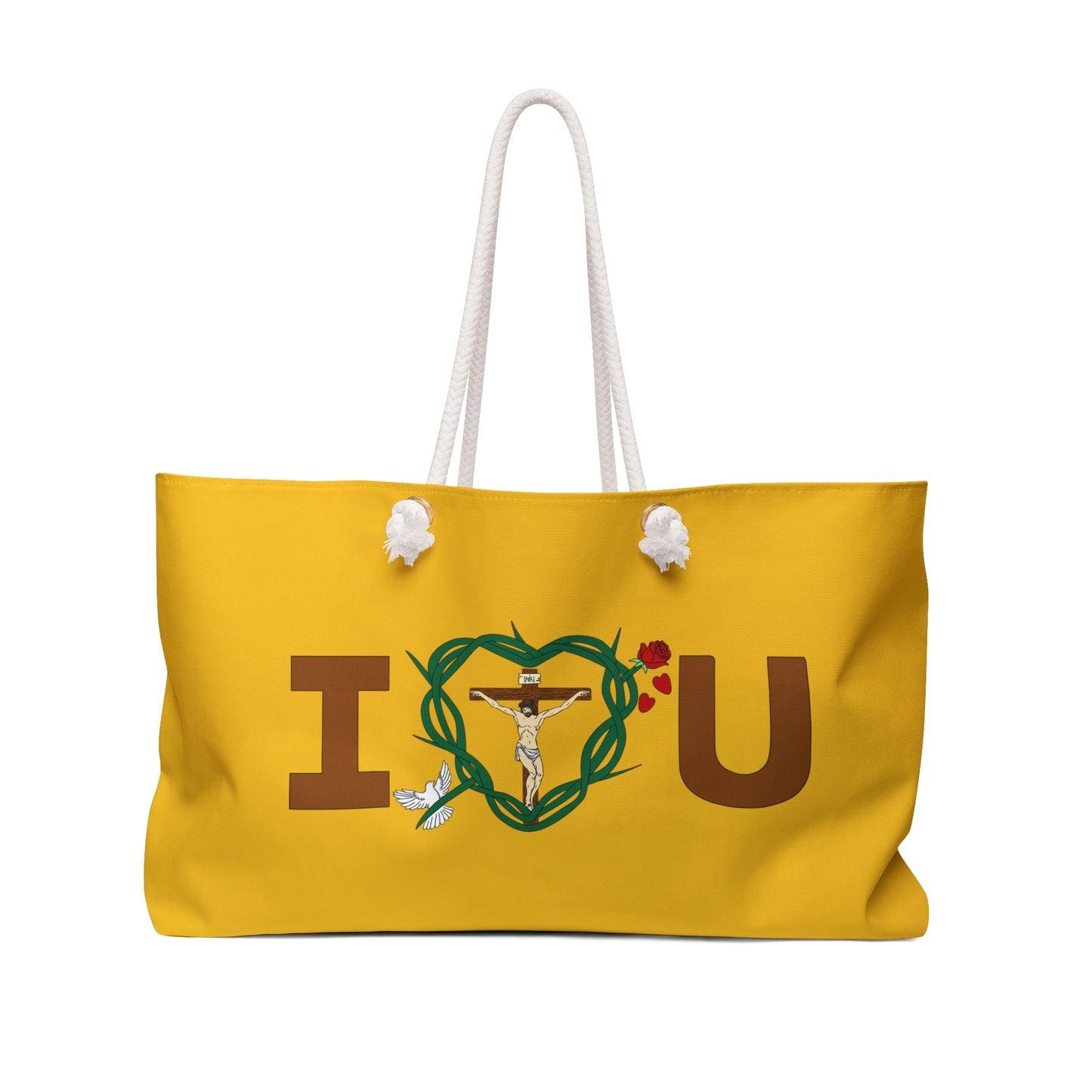 A Message of Love, DSP Yellow Weekender Bag