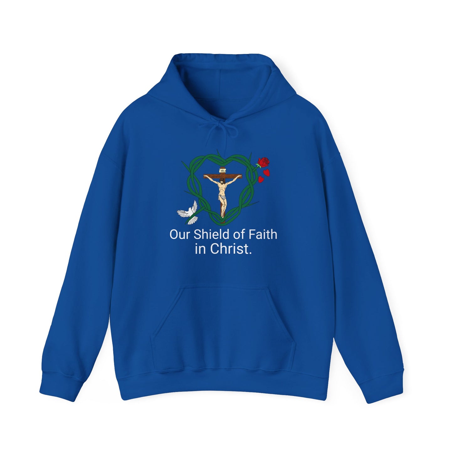 Our Shield, WWT Adult Unisex Heavy Blend™ Hooded Sweatshirt