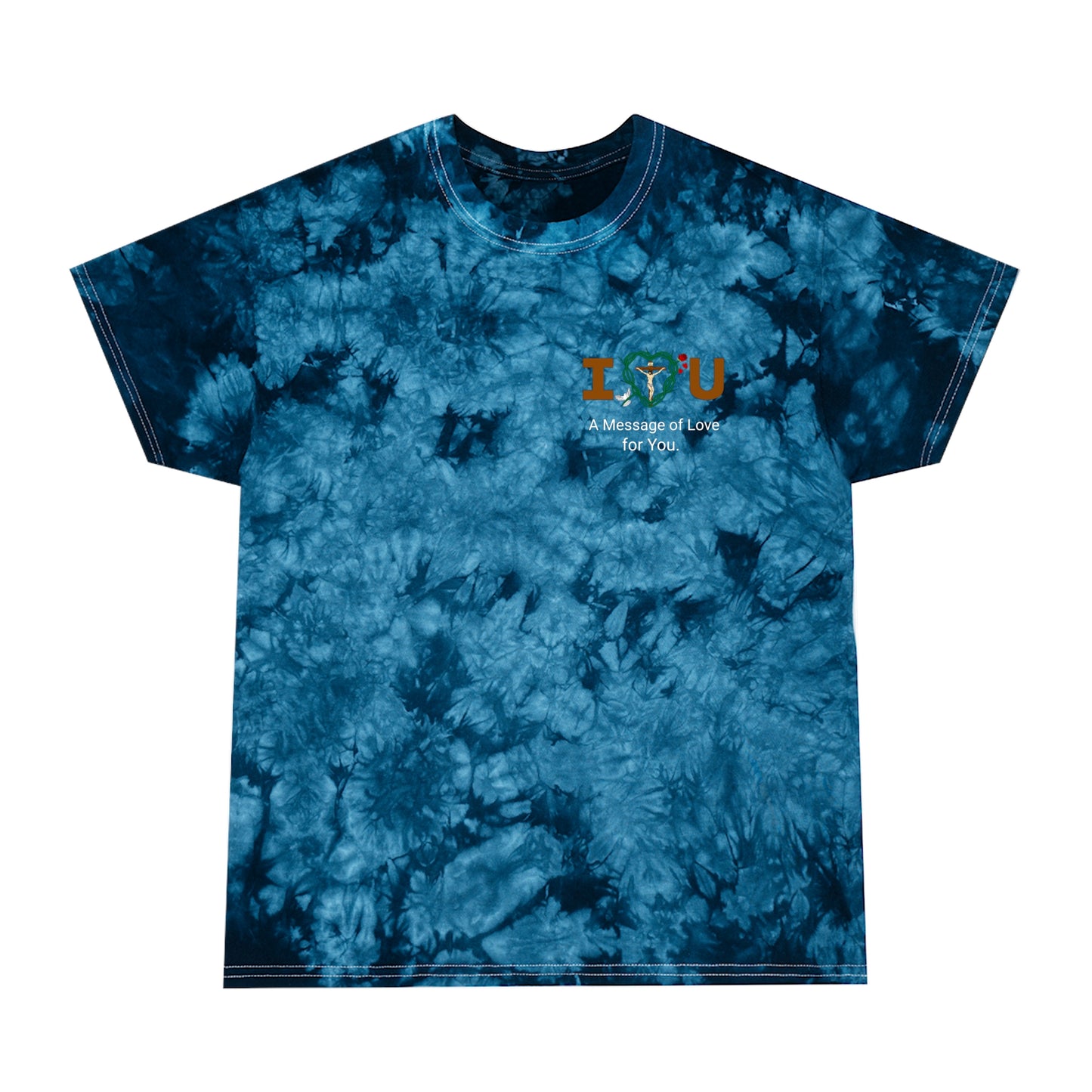 Message of Love, SWT Tie-Dye Tee, Crystal