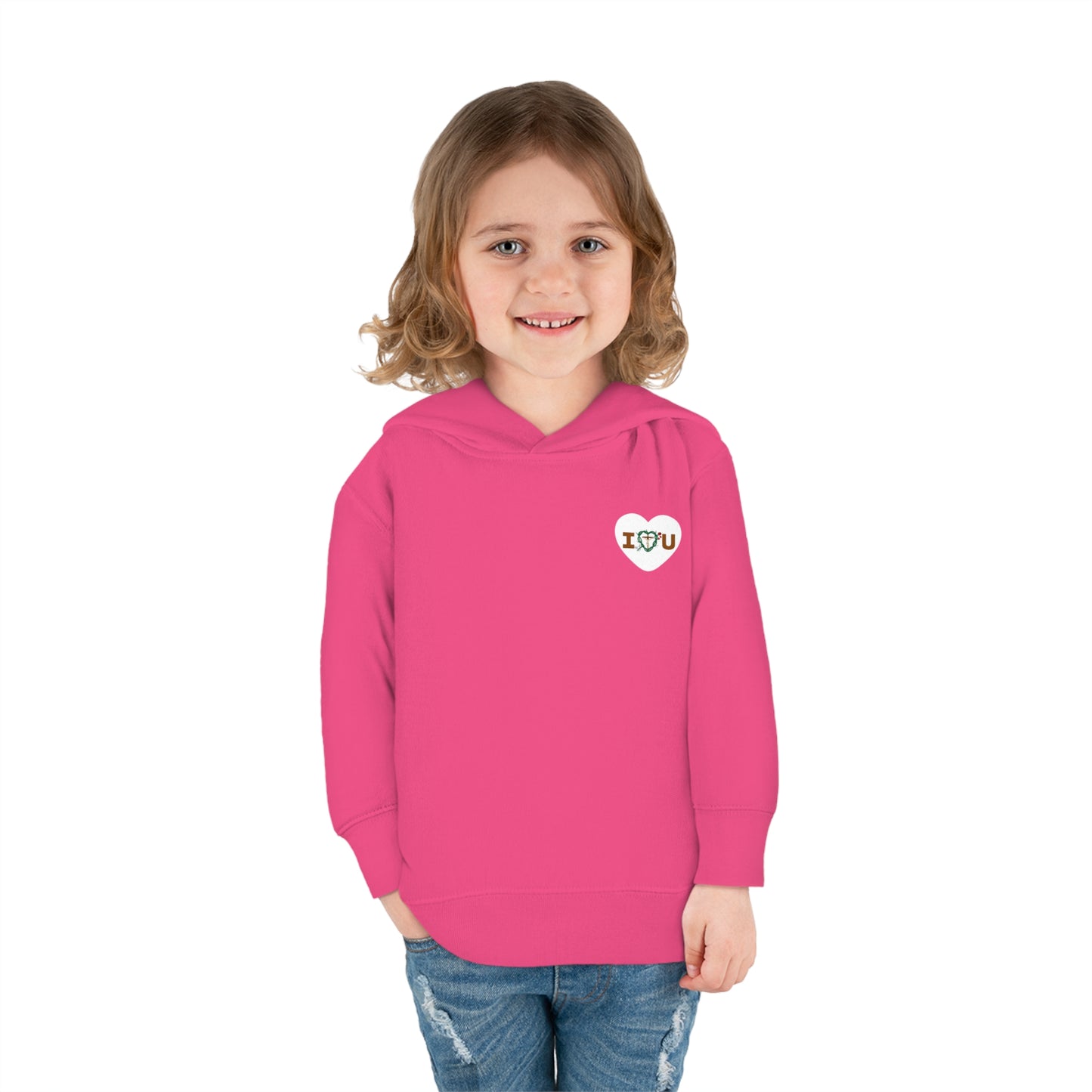 Message of Love, SH Toddler Pullover Fleece Hoodie