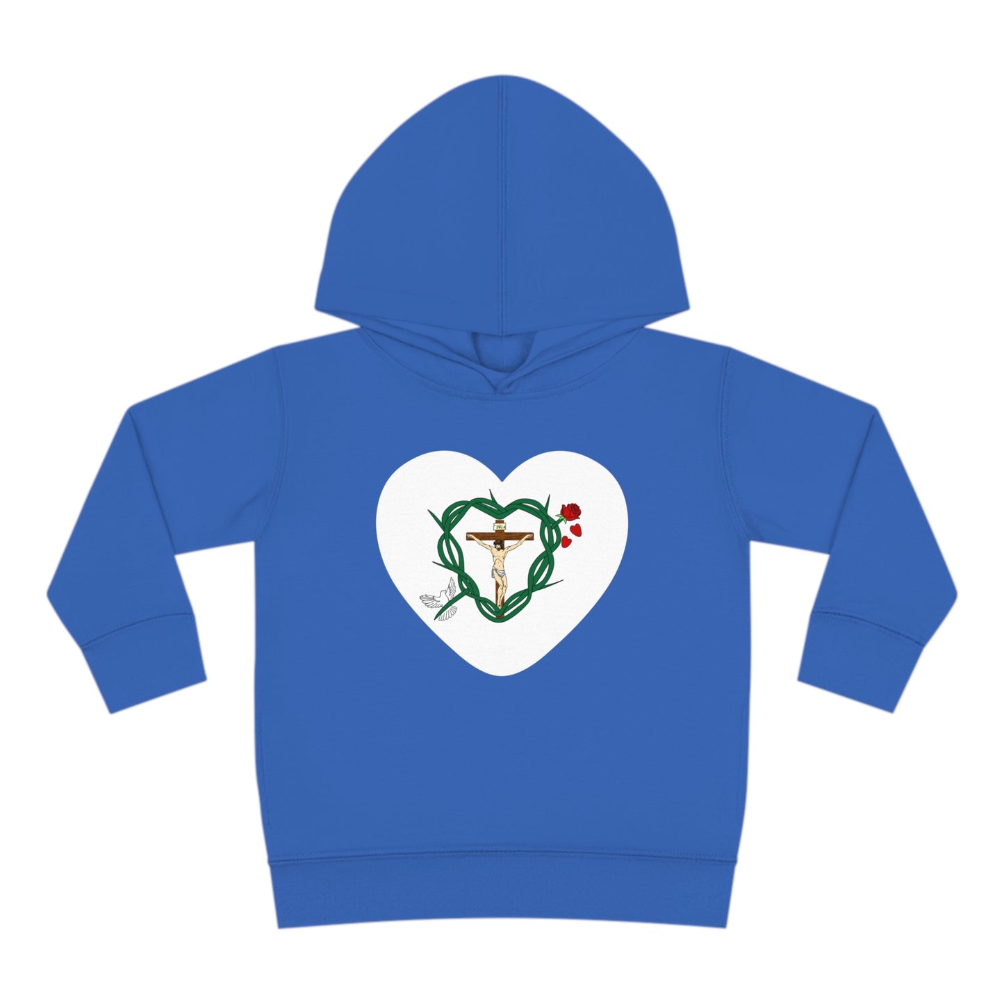 Our Shield Heart, Toddler Pullover Fleece Hoodie