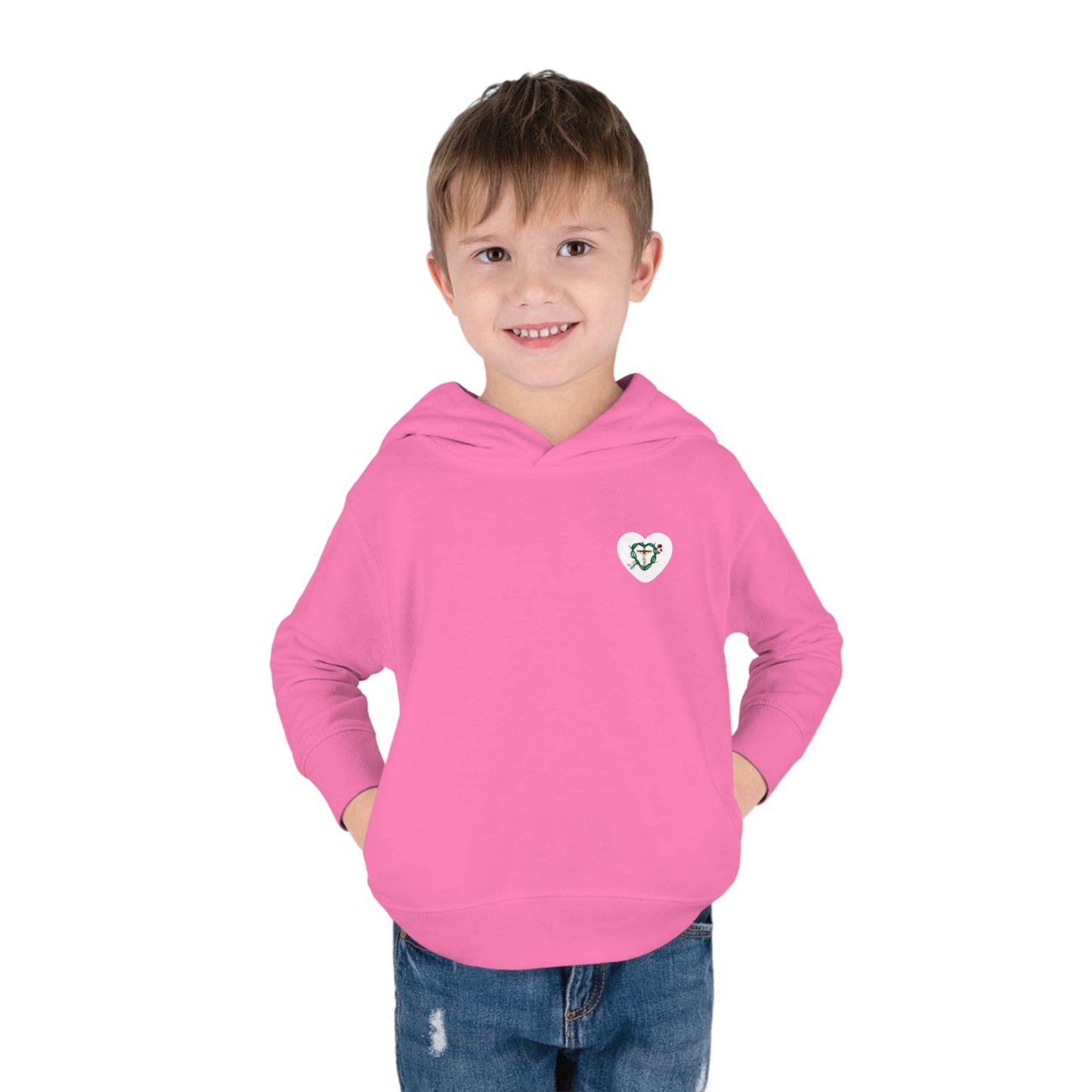 Our Shield Heart, S Toddler Pullover Fleece Hoodie