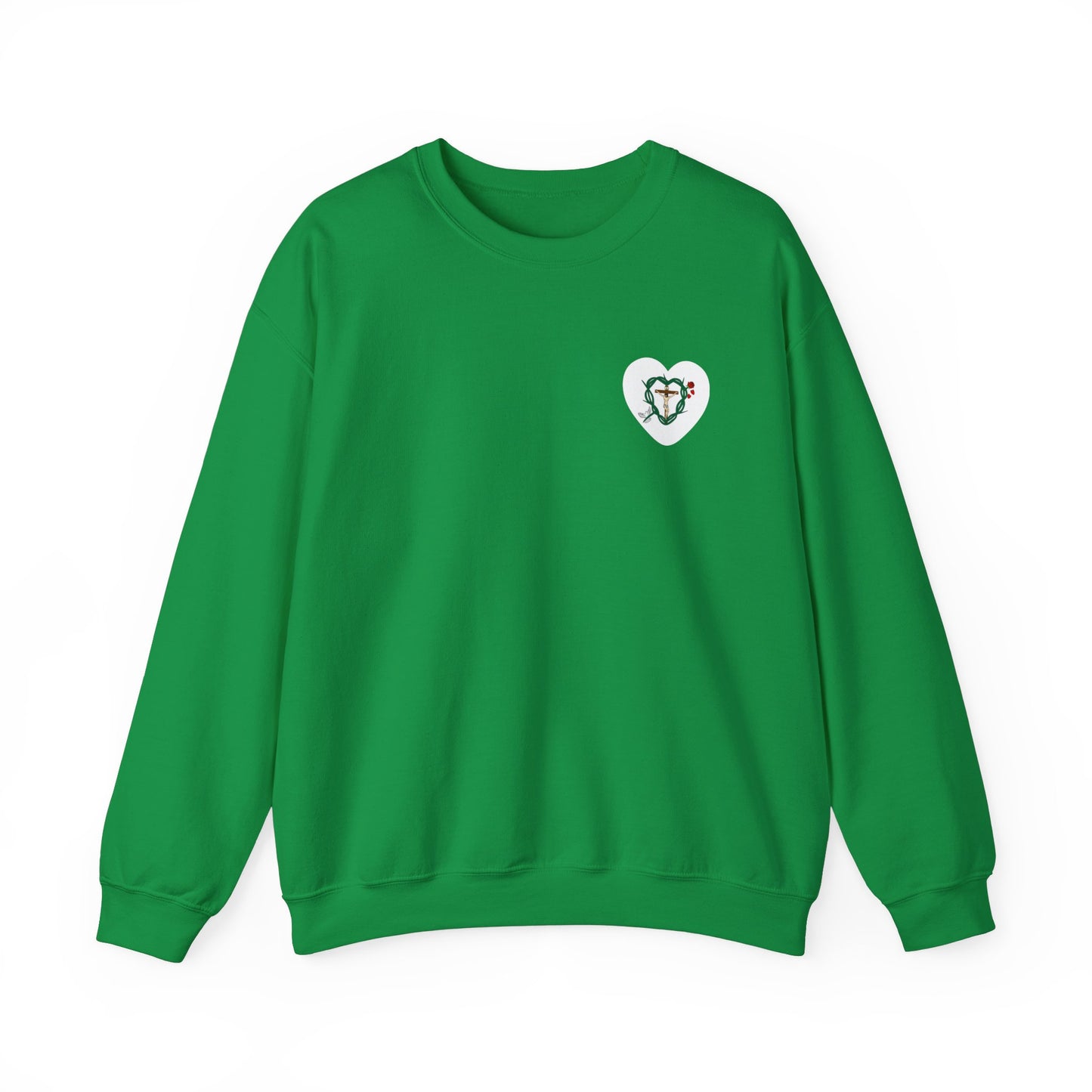 Our Shield, Adult S Heart Unisex Heavy Blend™ Crewneck Sweatshirt