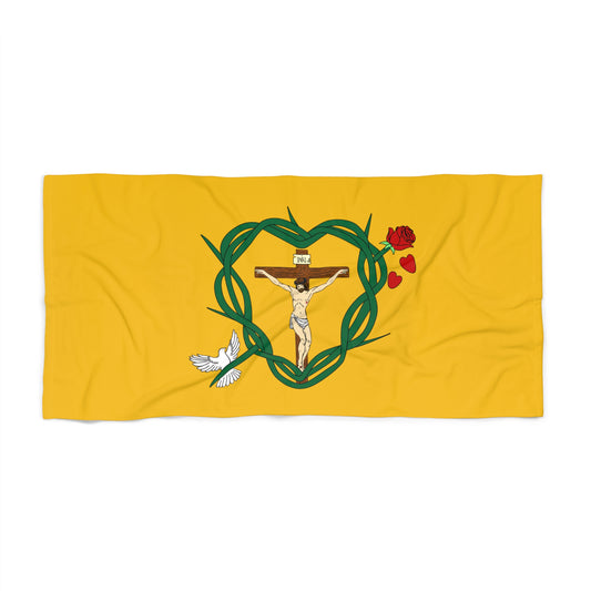 Our Shield, Yellow Beach Towel