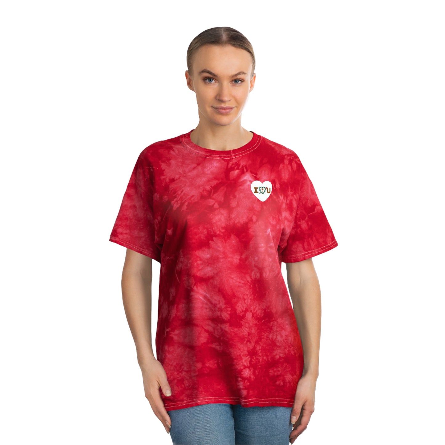 Message of Love, SH Tie-Dye Tee, Crystal