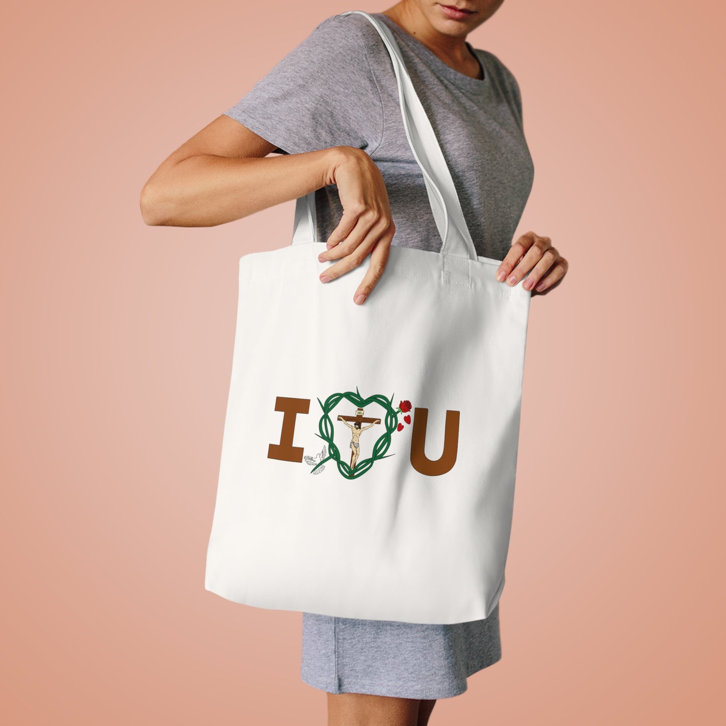 A Message of Love, Cotton Tote Bag