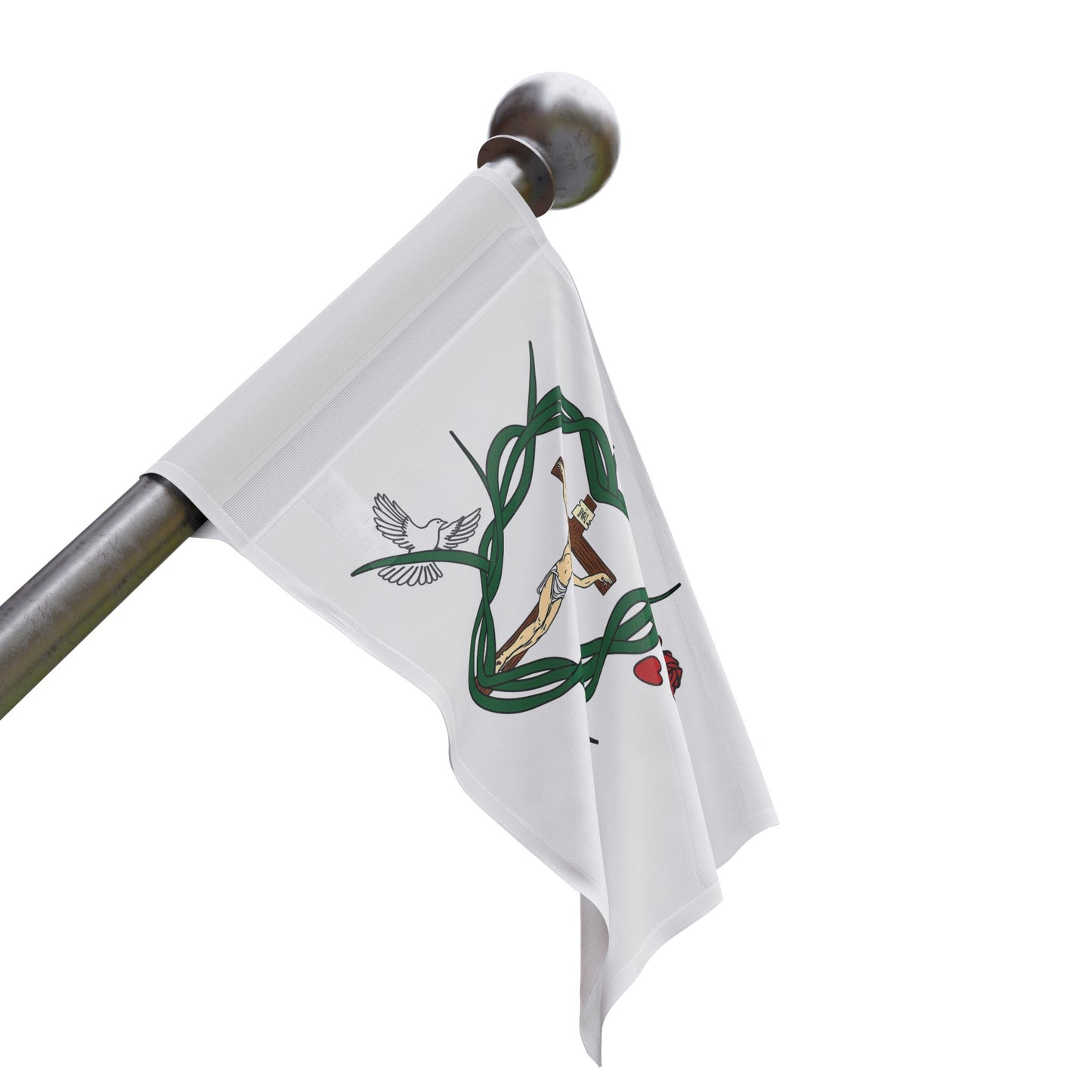 Shield of Faith in Christ Flag (Single Sided Print)