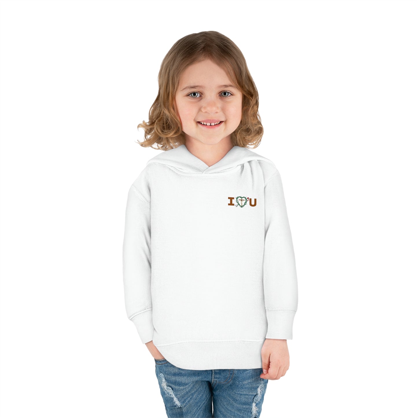 Message of Love, S Toddler Pullover Fleece Hoodie