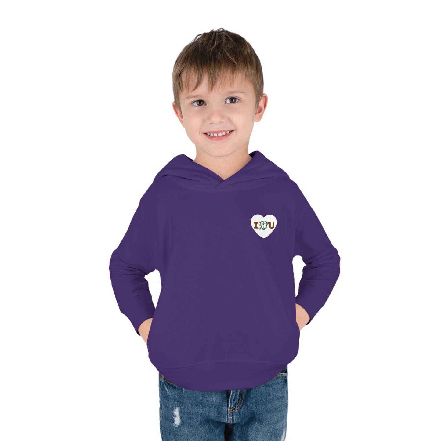 Message of Love, SH Toddler Pullover Fleece Hoodie