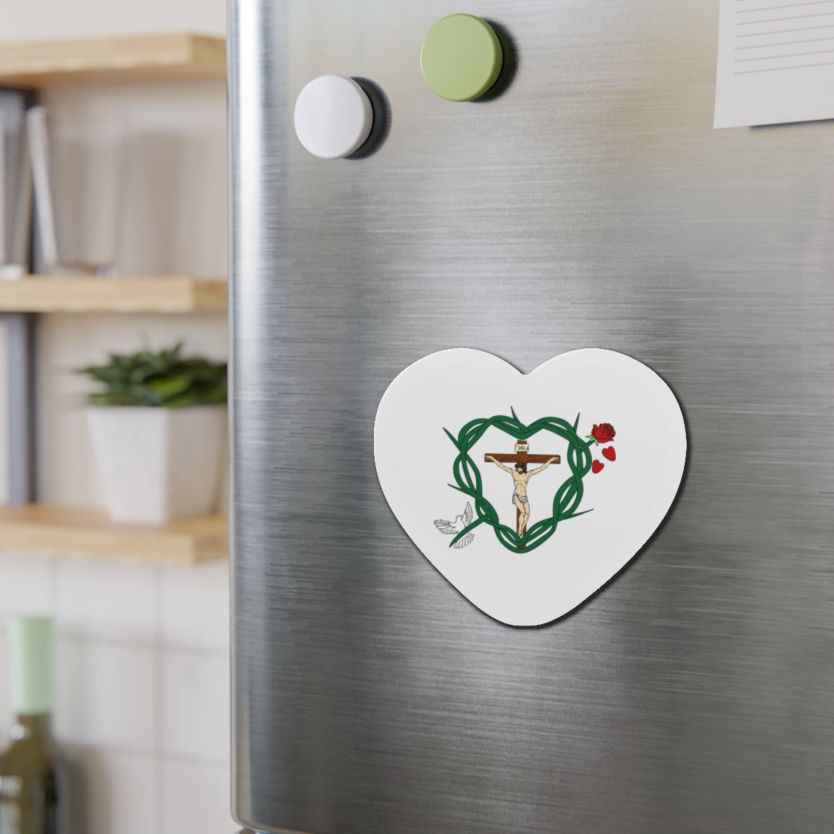 Our Shield Heart Magnets