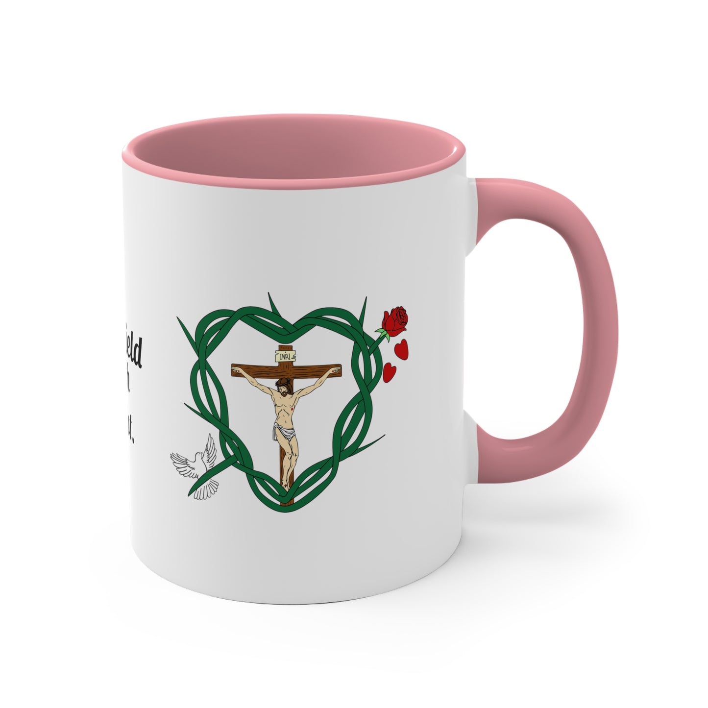 Our Shield WT, Two-Tone 11oz Accent Mug