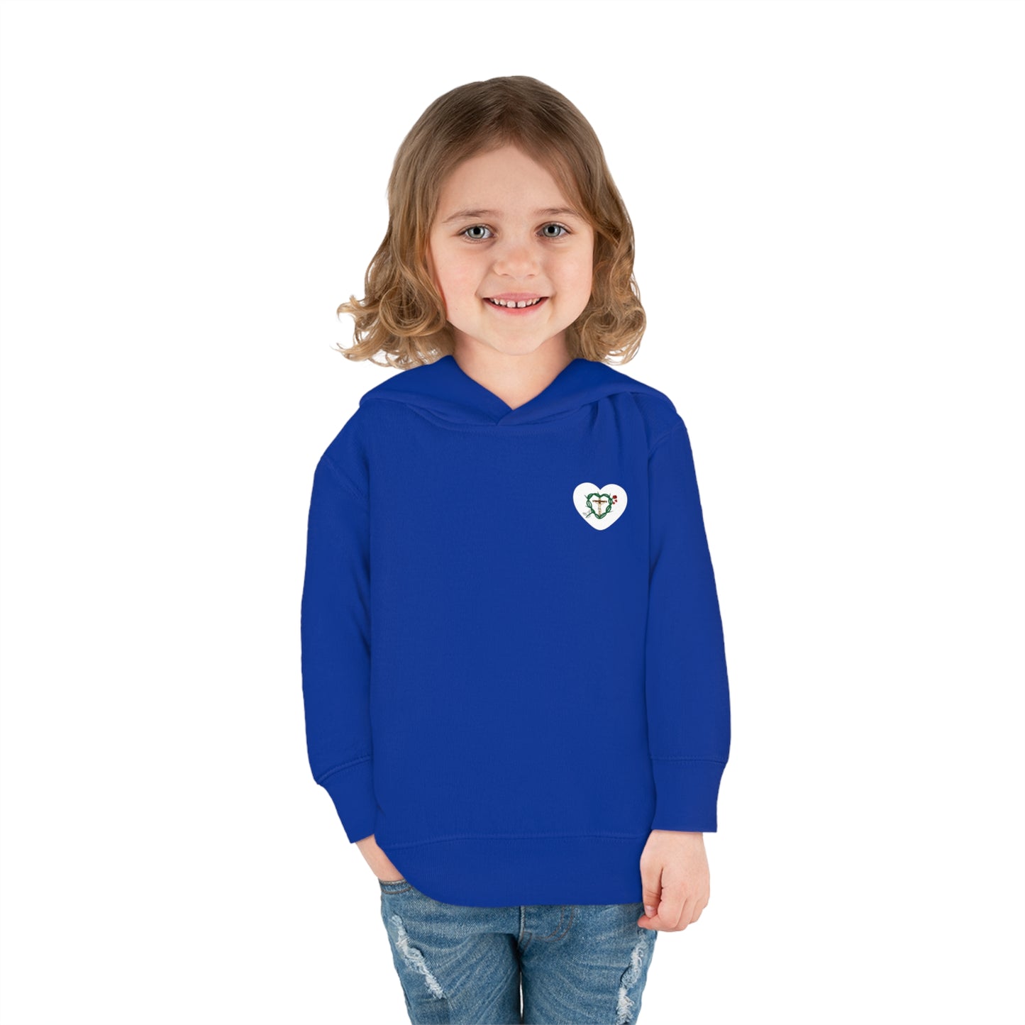 Our Shield Heart, S Toddler Pullover Fleece Hoodie