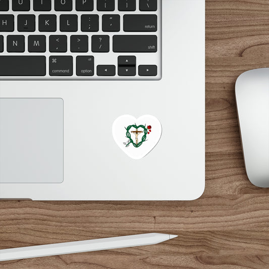 Our Shield Heart Die-Cut Stickers