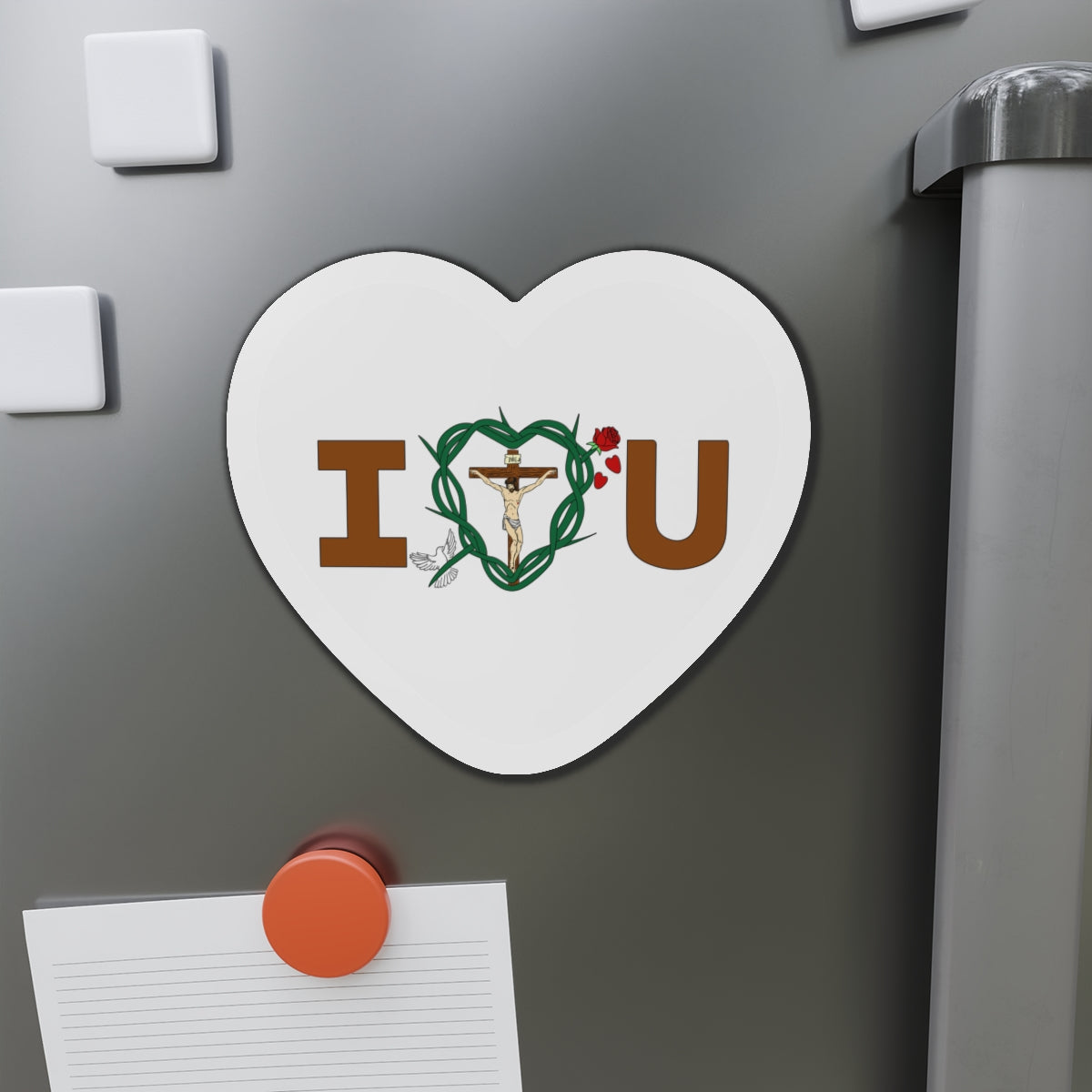 Message of Love Heart Magnets