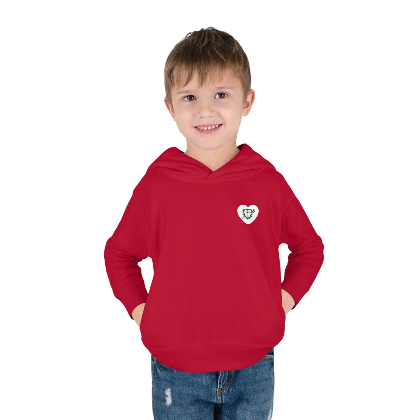 Our Shield Heart, S Toddler Pullover Fleece Hoodie