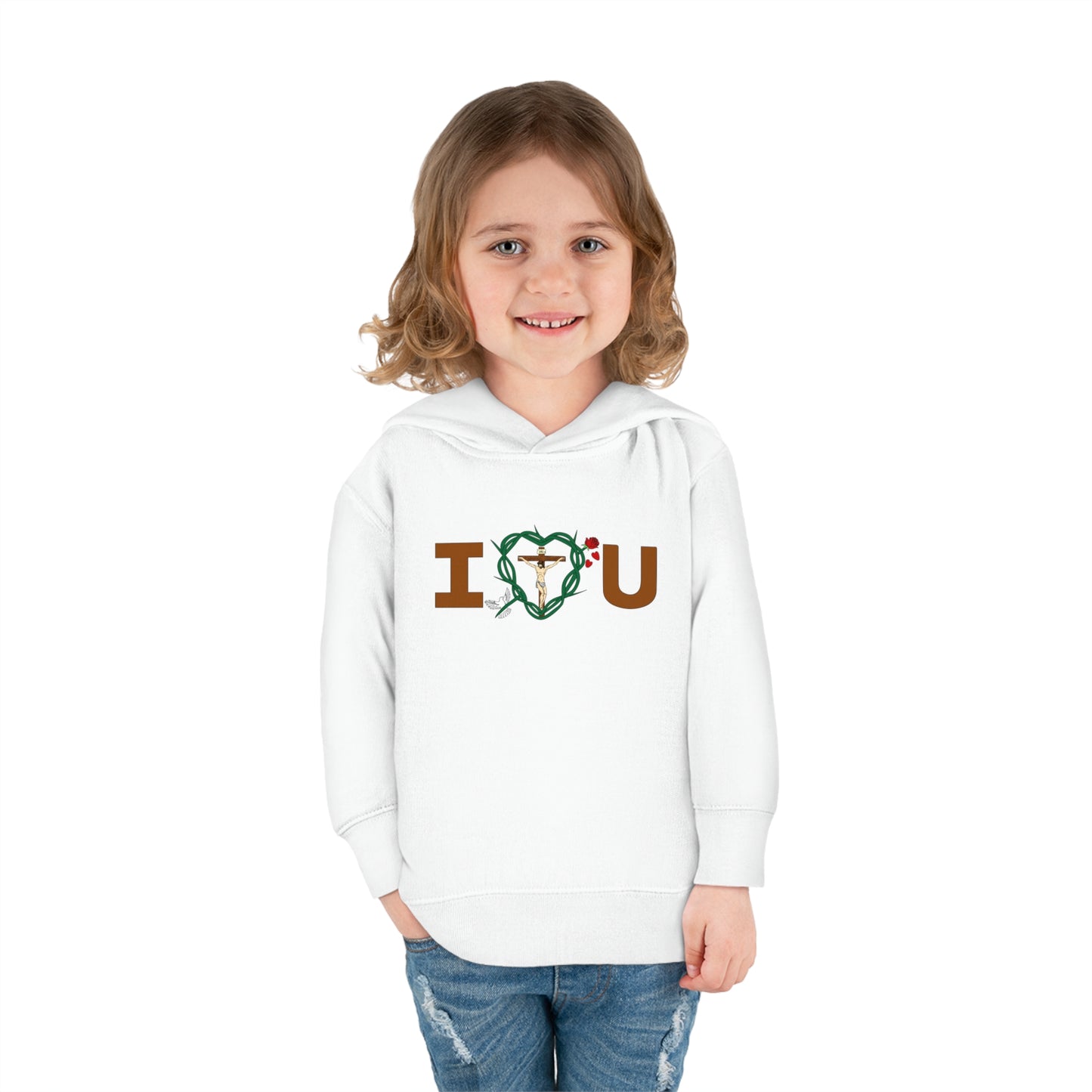 Message of Love, C Toddler Pullover Fleece Hoodie