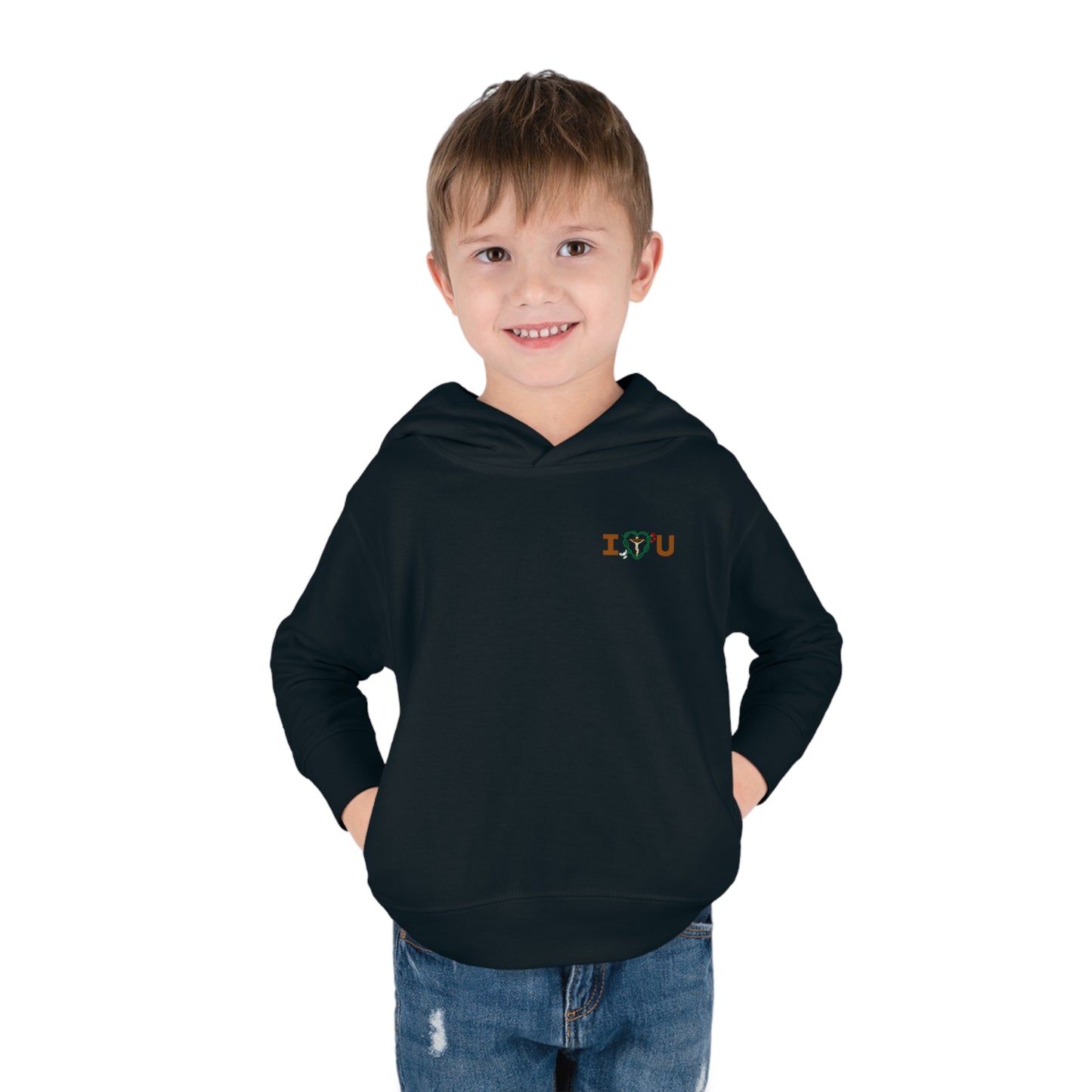 Message of Love, S Toddler Pullover Fleece Hoodie