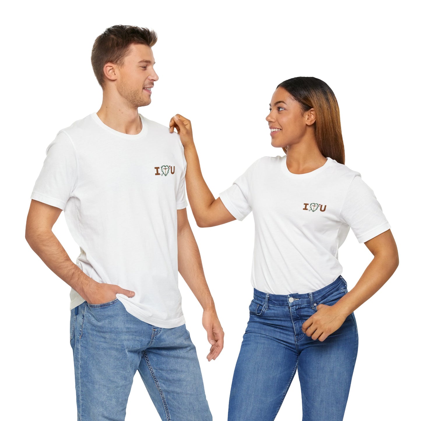 Message of Love, S Adult Unisex Jersey Short Sleeve Tee