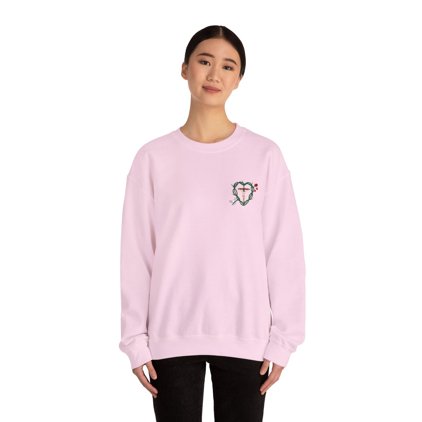 Our Shield, S Adult Unisex Heavy Blend™ Crewneck Sweatshirt