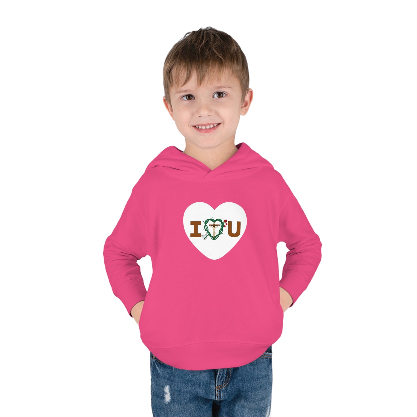 Message of Love, CH Toddler Pullover Fleece Hoodie