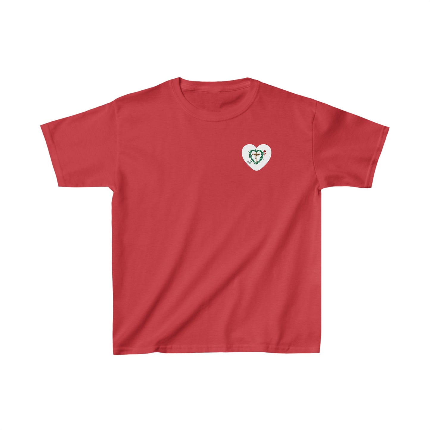 Our Shield S Heart Youth Heavy Cotton™ Tee