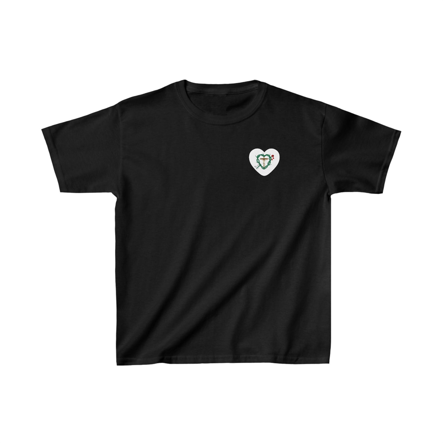 Our Shield S Heart Youth Heavy Cotton™ Tee