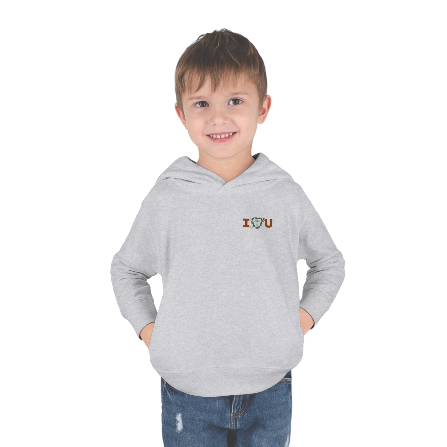 Message of Love, S Toddler Pullover Fleece Hoodie