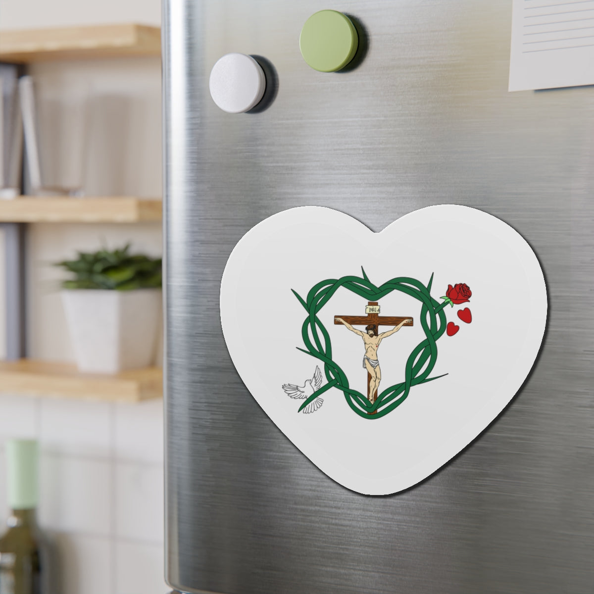 Our Shield Heart Magnets