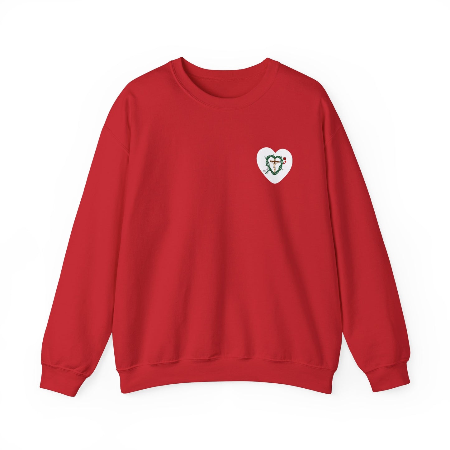 Our Shield, Adult S Heart Unisex Heavy Blend™ Crewneck Sweatshirt