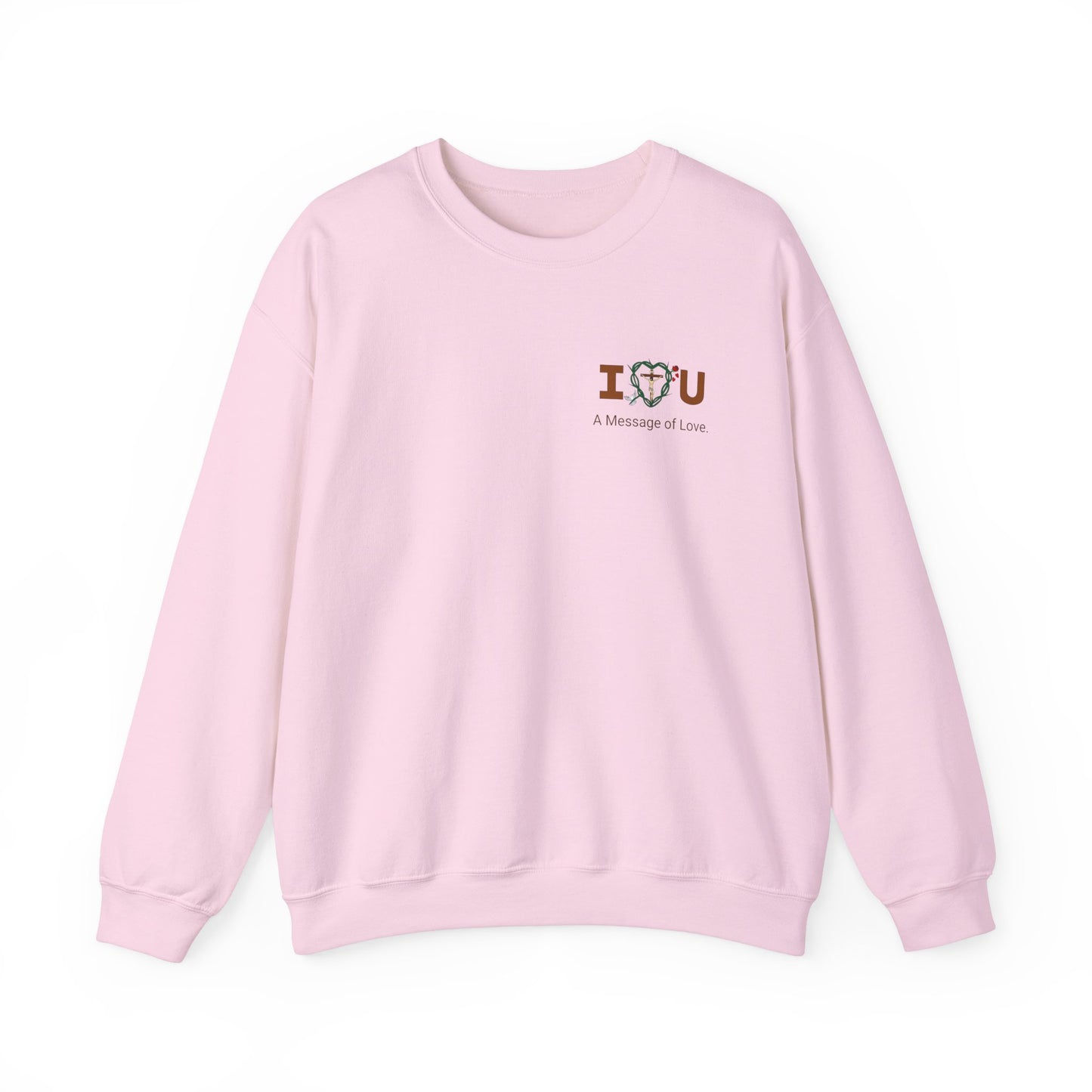 Message of Love, SWBT Adult Unisex Heavy Blend™ Crewneck Sweatshirt