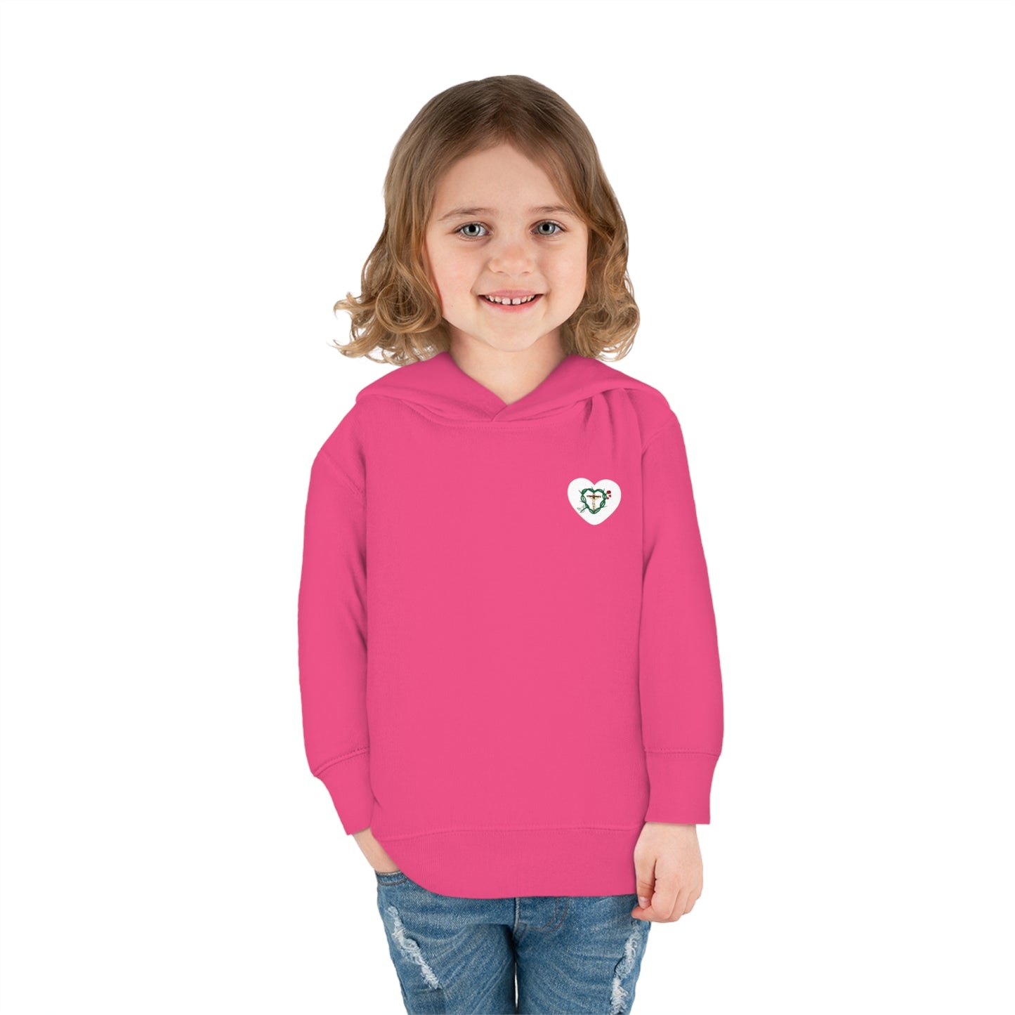 Our Shield Heart, S Toddler Pullover Fleece Hoodie